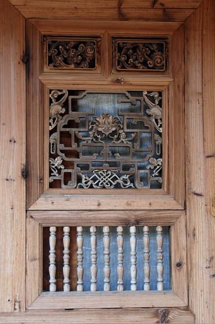 古建筑的眼睛，花樣隔窗