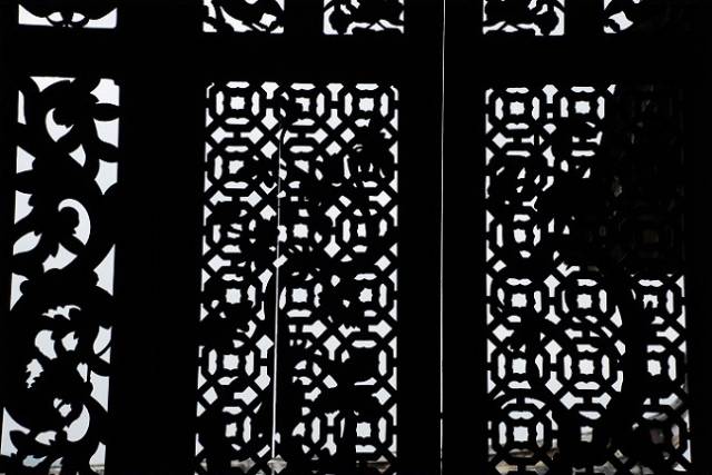 古建筑的眼睛，花樣隔窗