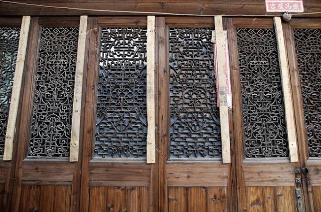 古建筑的眼睛，花樣隔窗