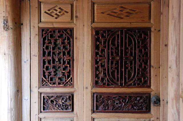 古建筑的眼睛，花樣隔窗