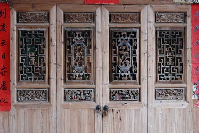 古建筑的眼睛，花樣隔窗