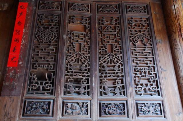 古建筑的眼睛，花樣隔窗