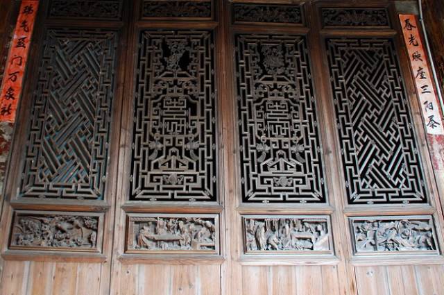 古建筑的眼睛，花樣隔窗