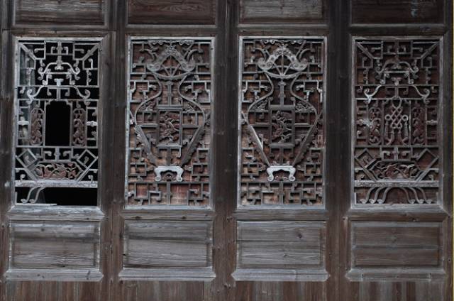 古建筑的眼睛，花樣隔窗