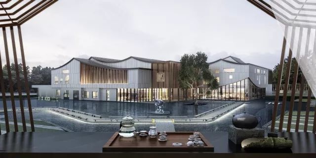 來自時(shí)光花絮，新中式建筑