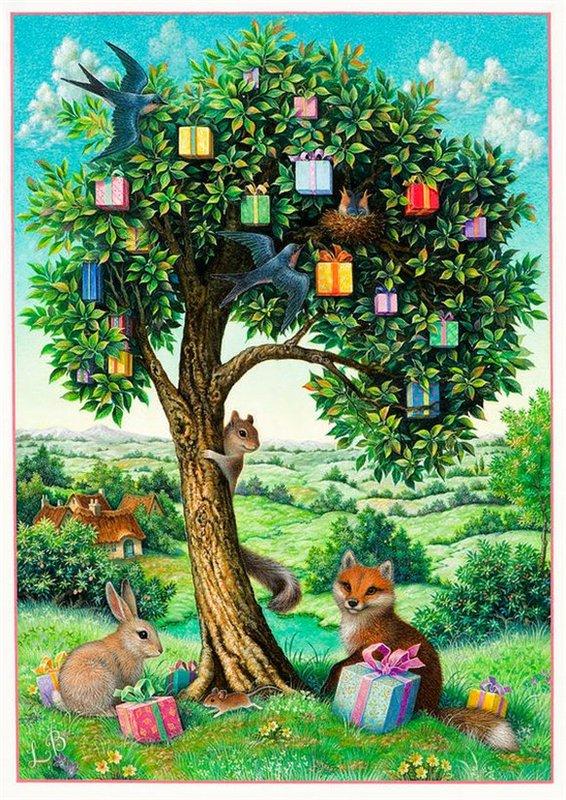 8款唯美插畫圖片，清新可愛插畫