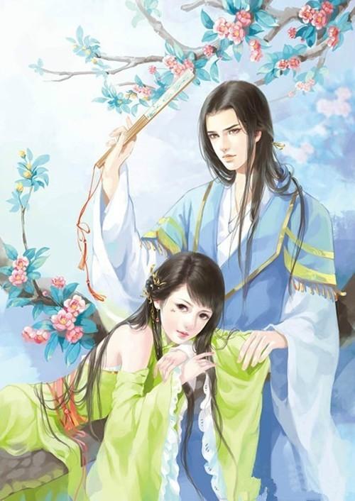 唯美古風情侶圖片：一生一世一雙人