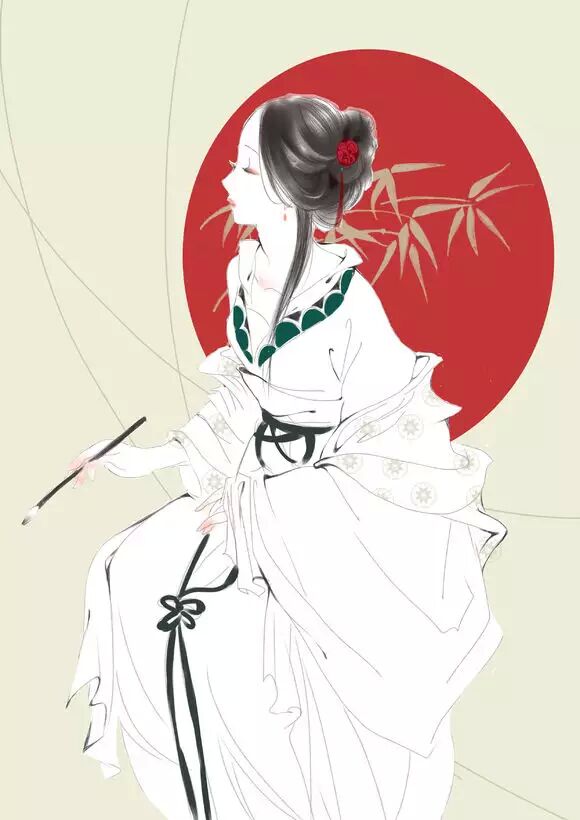 唯美古風圖片:寒月退霜風滿樓，夜靜人幽滿腔愁