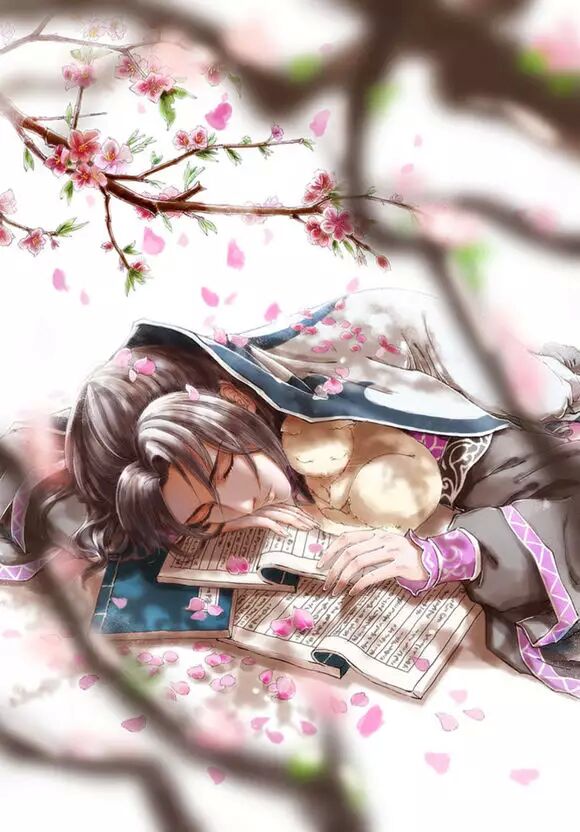 唯美古風圖片:寒月退霜風滿樓，夜靜人幽滿腔愁