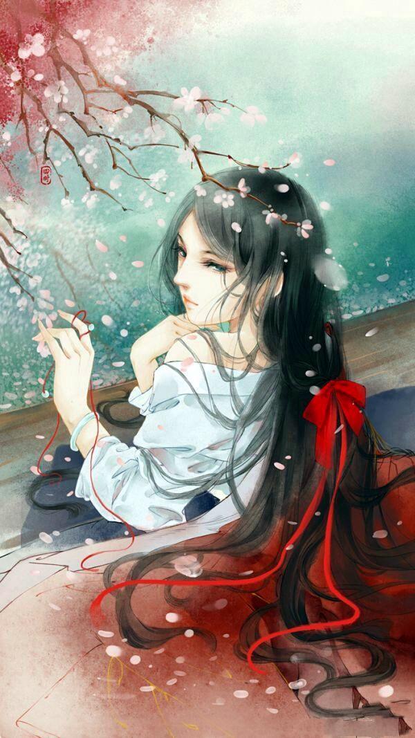 唯美古風圖片：一句君無戲言，妾等百年