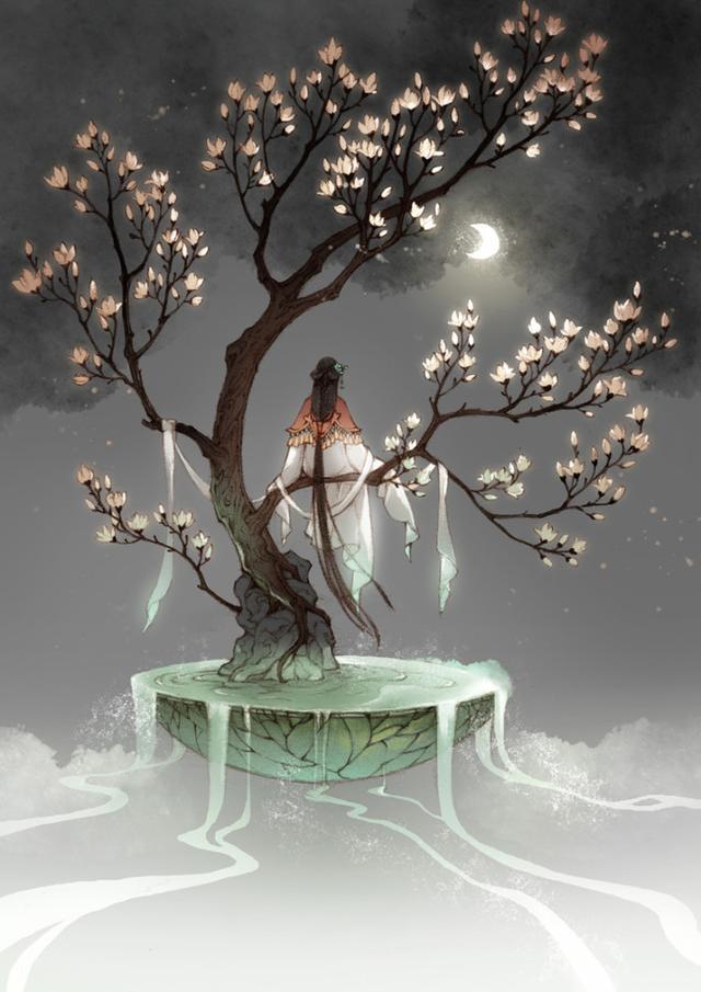 唯美古風圖片：一句君無戲言，妾等百年