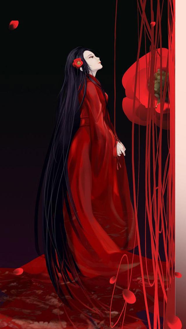 6款霸氣唯美古風(fēng)圖片：紅衣女子，翩若驚鴻