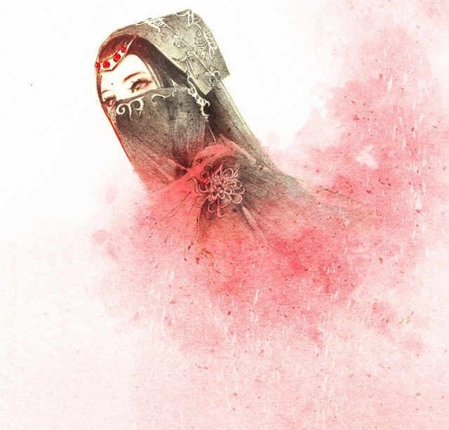 唯美古風圖片：今世消不去眉頭愁意