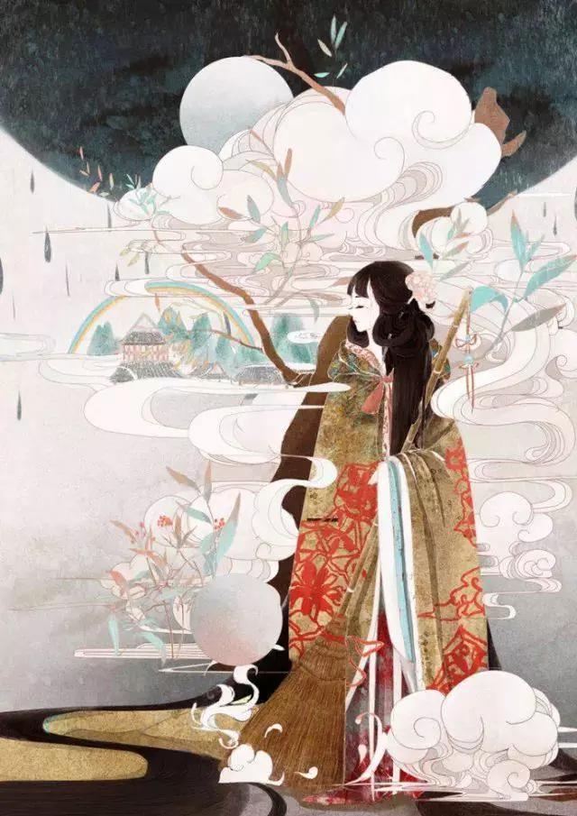 5款唯美古風(fēng)圖片：飲月千尺，寂夜成相思