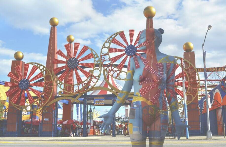 隱形的人體彩繪，異樣別致的彩繪