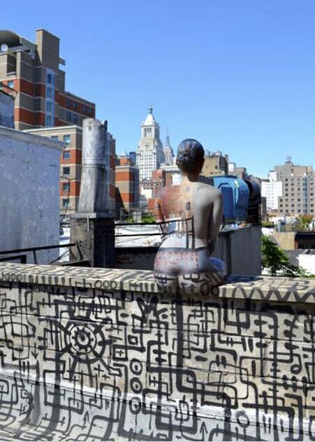 隱形的人體彩繪，異樣別致的彩繪