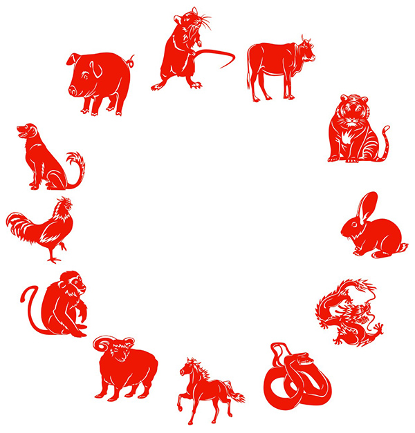 十二生肖剪紙，吉祥安康的剪紙