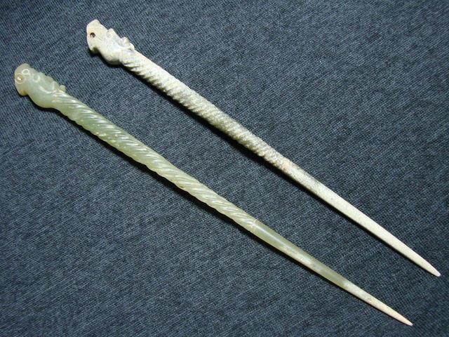 福連文苑頭飾，古風笄