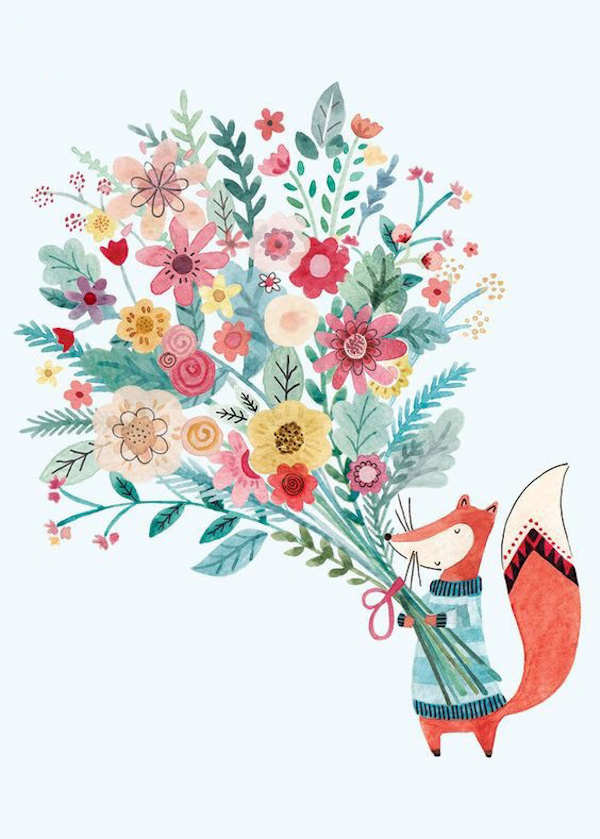 插畫(huà)師Felicity French的可愛(ài)的插畫(huà)作品