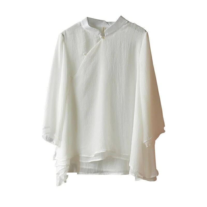 禪意文藝旗袍漢服，福連文苑禪服圖片