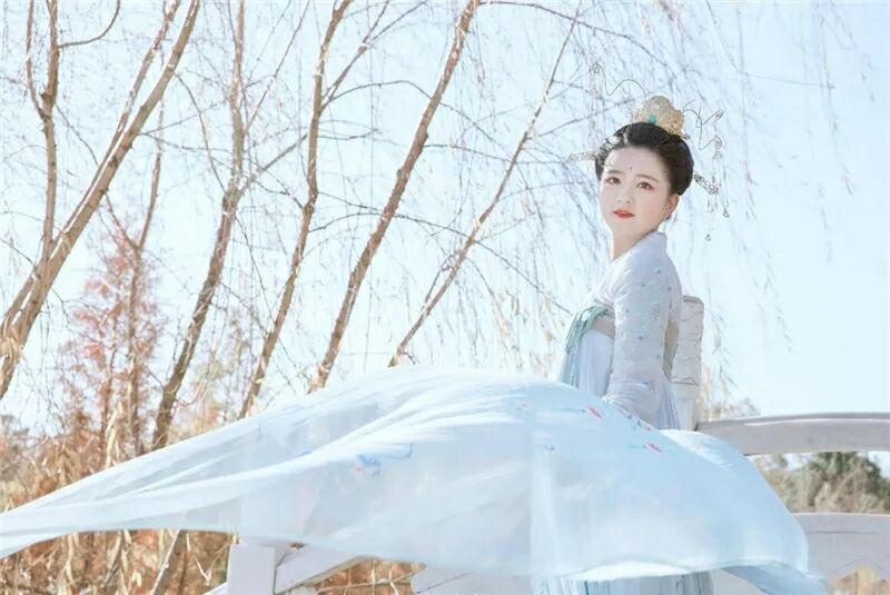 菩提雪慈航凈繡花款，漢元素古裝漢服