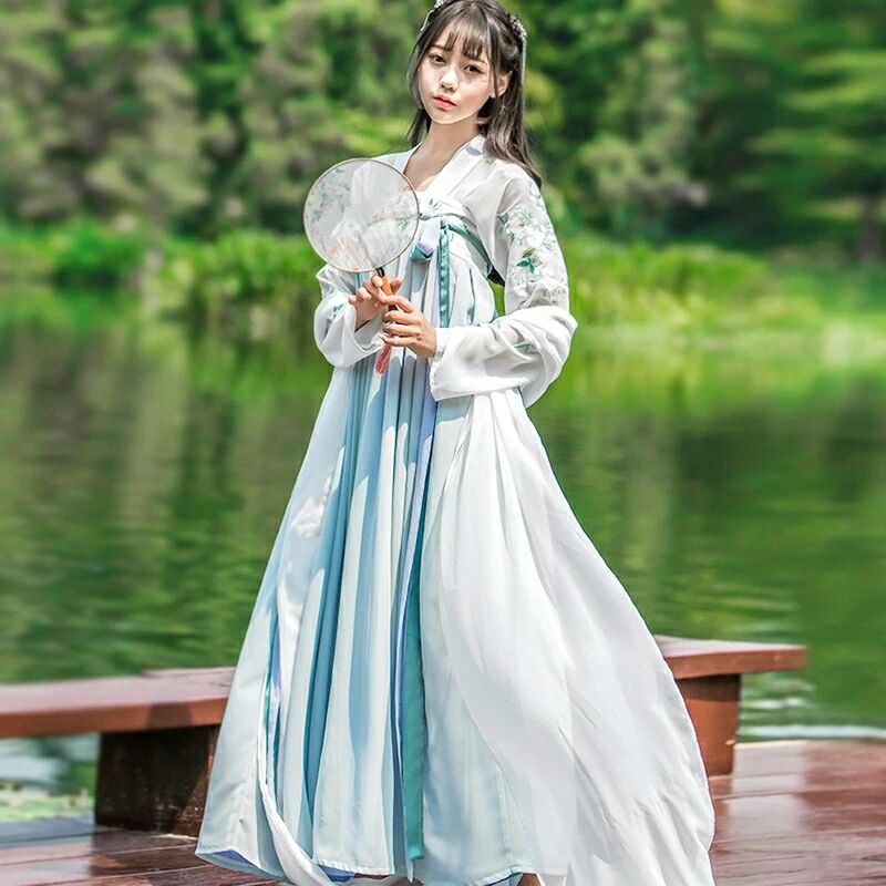 柔和素雅漢服，清新可人漢服圖片