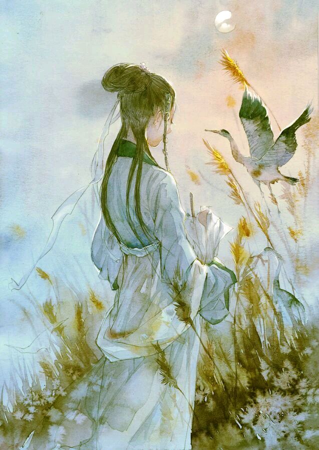 5款唯美古風(fēng)圖片:淚似水流長(zhǎng)