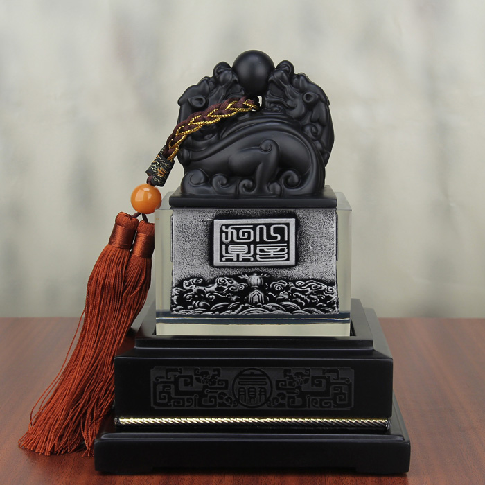 招財貔貅玉質印璽（一）