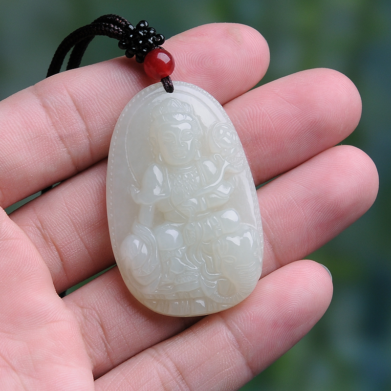 和田玉守護神吊墜