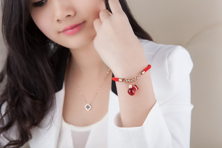 手工編織紅瑪瑙手鏈