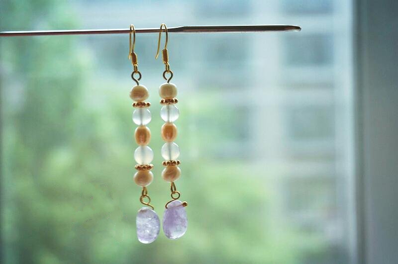 福連文苑古典珍珠耳墜