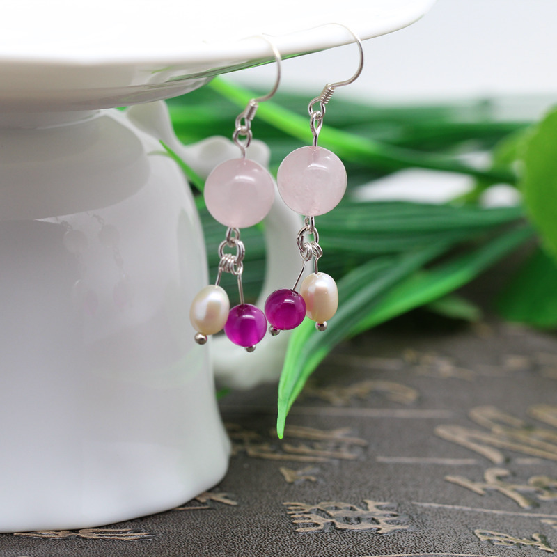 素雅福連文苑珍珠吊墜