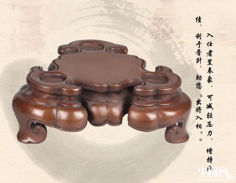 純銅香爐，象首三足香薰爐紫銅檀香爐