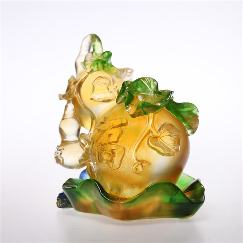 琉璃工藝品擺件，如何鑒賞琉璃