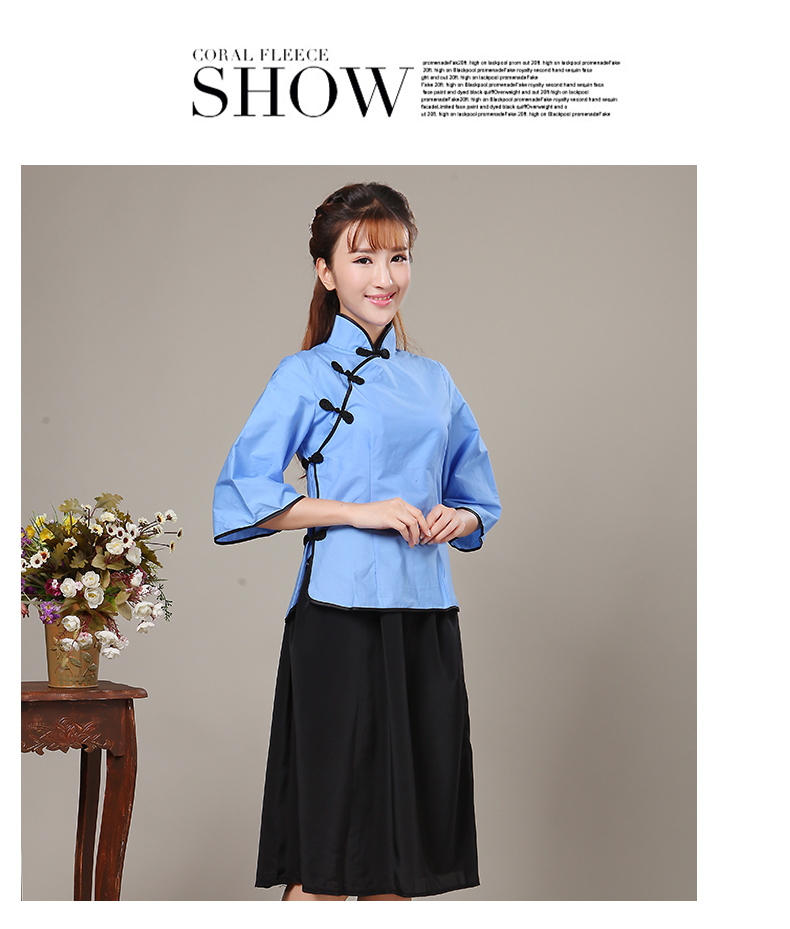 五四青年裝民國(guó)學(xué)生裝畢業(yè)校服