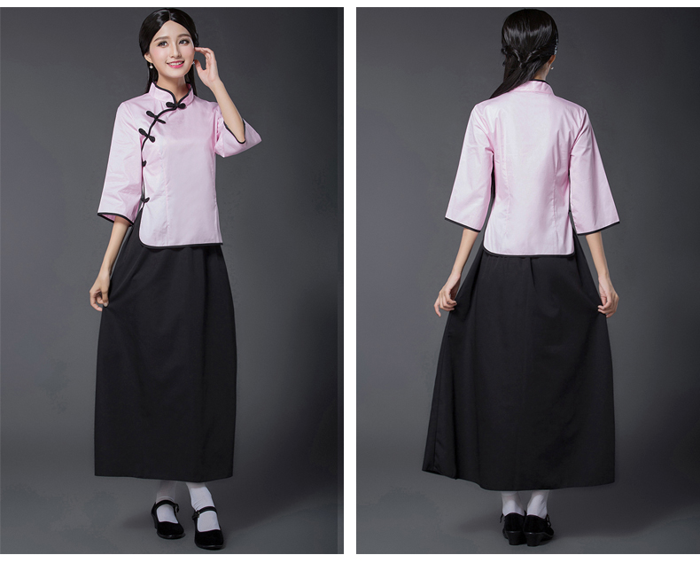 民國風(fēng)學(xué)生裝五四青年裝，復(fù)古服裝女裝中山裝