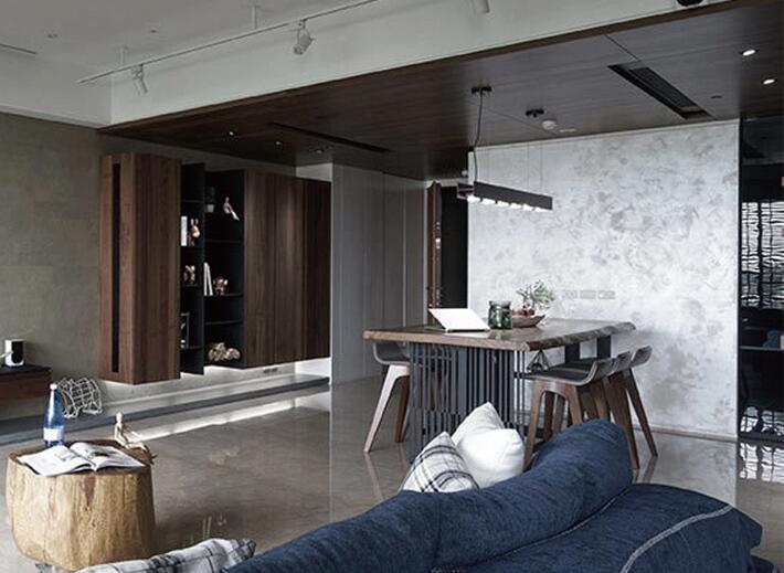 復(fù)古工業(yè)風(fēng)北歐實木鐵藝餐桌