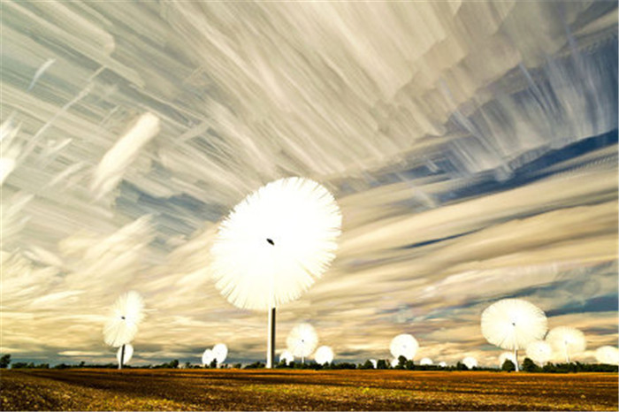 彩繪圖片，用相機彩繪天空