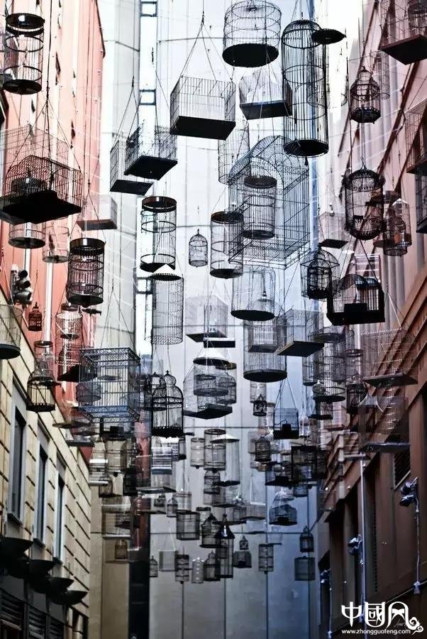 最美福連文苑鳥籠