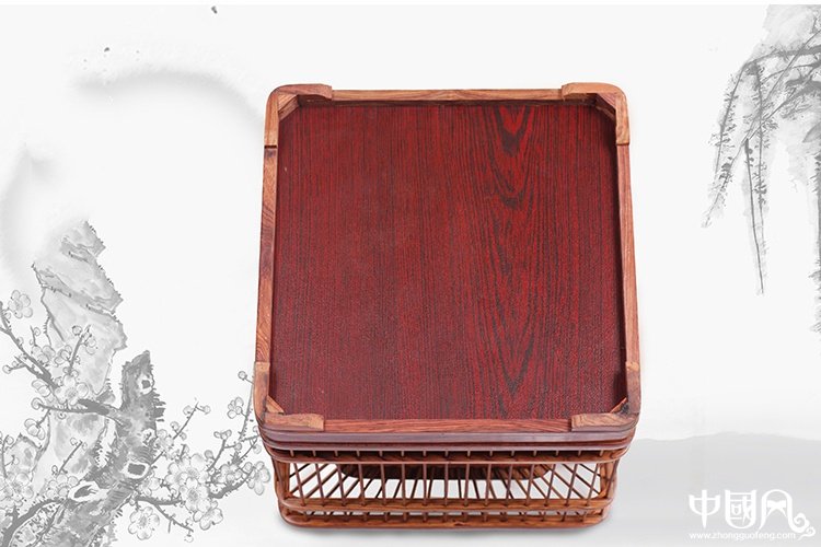 福連文苑紅木鳥籠子