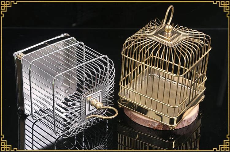 不銹鋼蟈蟈籠鳴蟲(chóng)籠子手工自制蟈蟈籠
