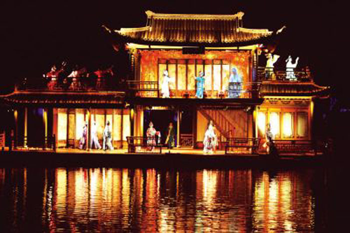 才子佳人，畫(huà)舫笙歌