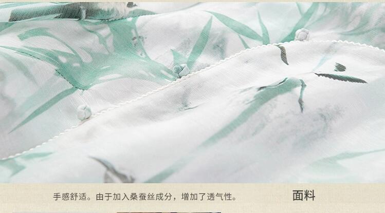 七分袖唐裝福連文苑上衣