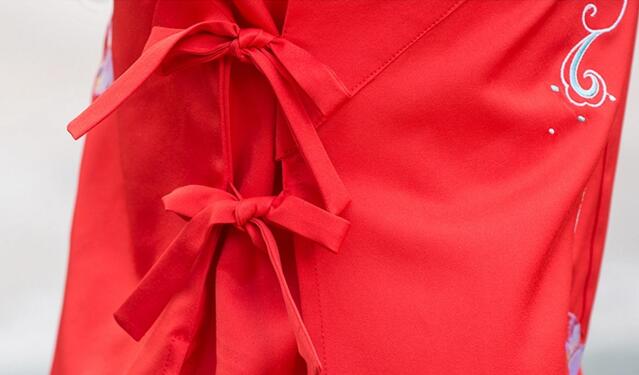 改良福連文苑襖裙刺繡花襦裙古裝圖片