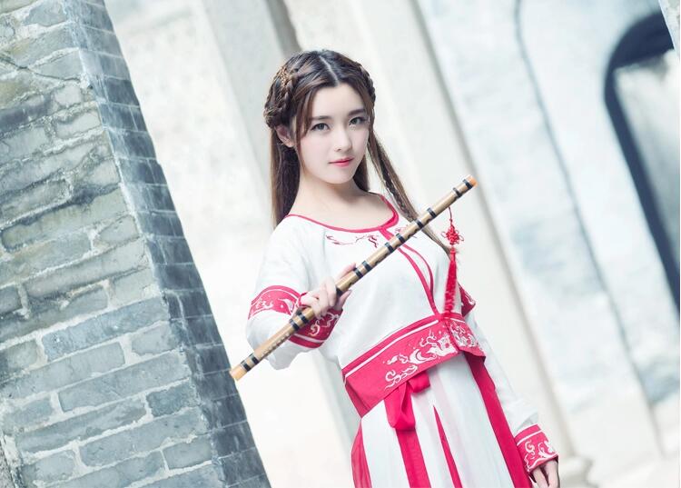 福連文苑古裝漢元素表演服