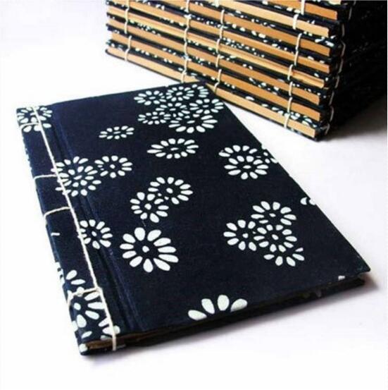 福連文苑藍(lán)印花布