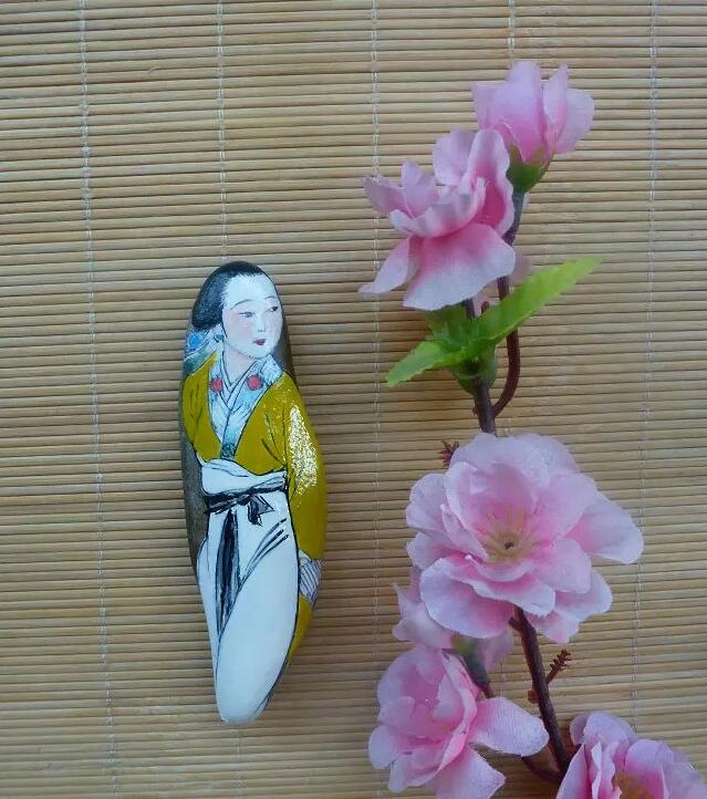 石頭彩繪 福連文苑彩繪