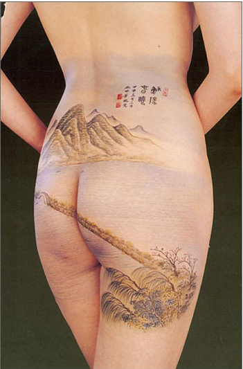 人體彩繪藝術(shù)，福連文苑彩繪