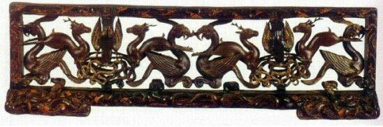 彩繪木雕，彩繪藝術(shù)