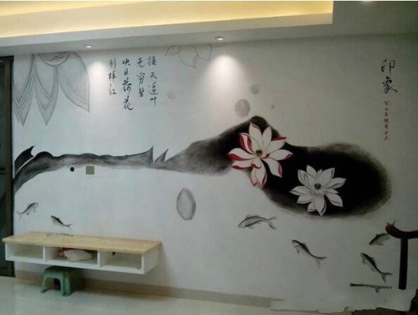 墻面彩繪藝術(shù)，室內(nèi)彩繪